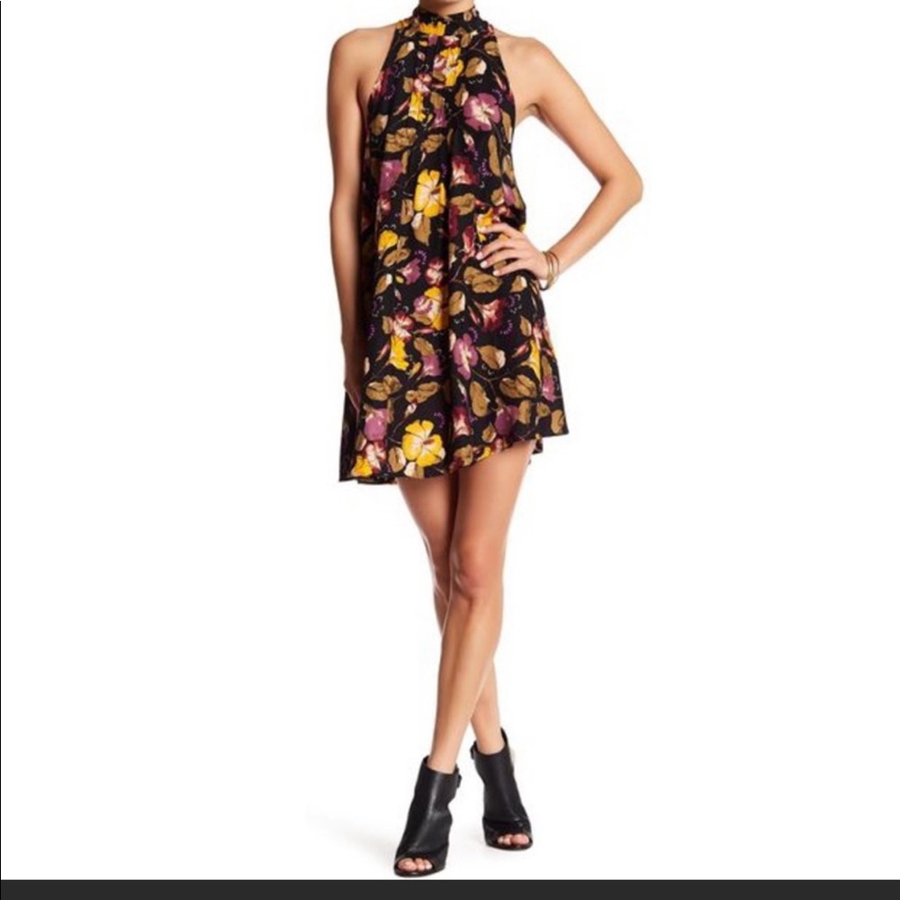 Free people floral slip dress